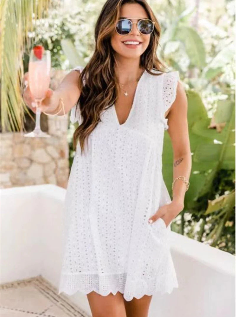 Lace Dresses With Pocket JahSonFire