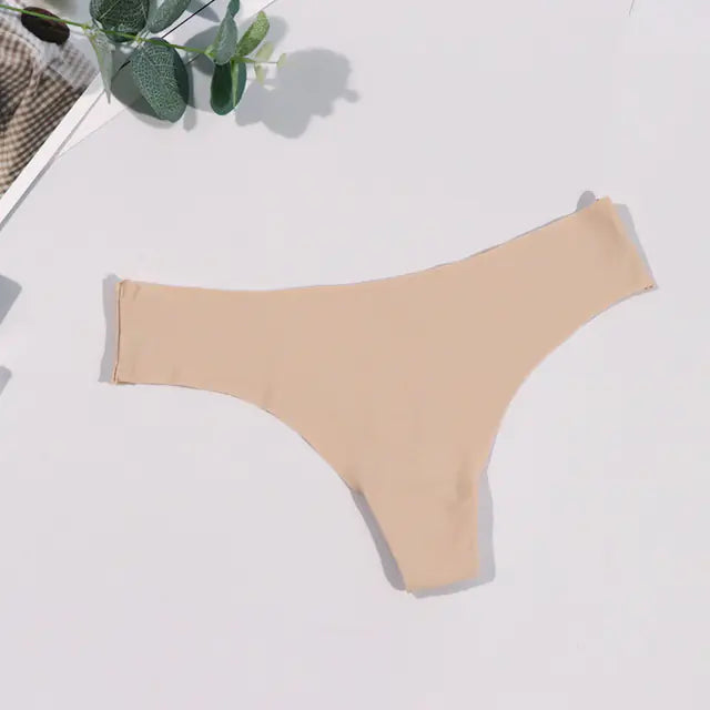 Low-Rise Seamless String Thongs for Women JahSonFire