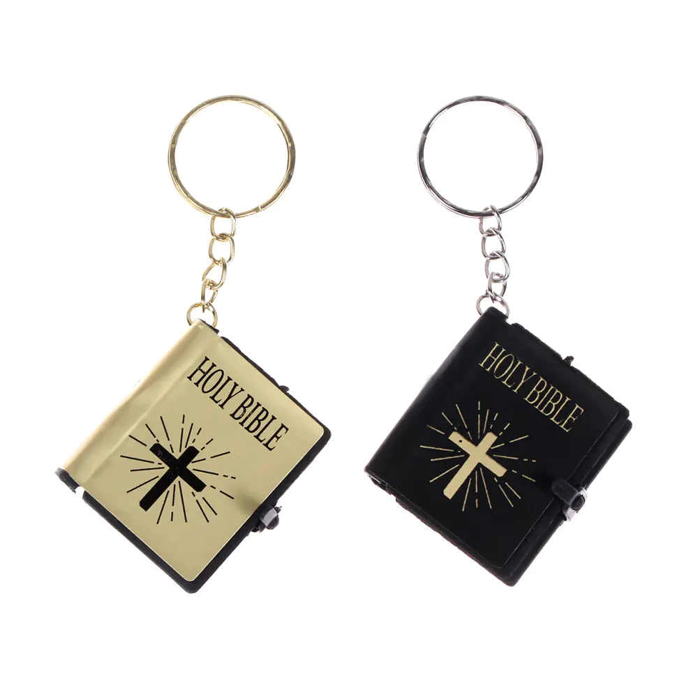 Mini Toy Book Keychain Pendant Bible Flip Book Ornaments JahSonFire