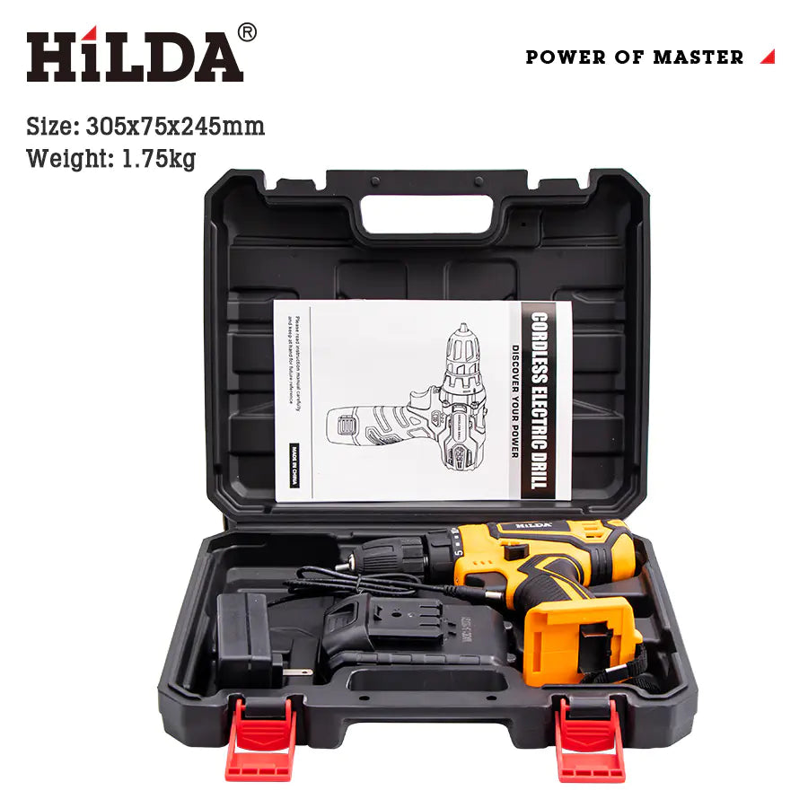Multifunctional Cordless Electric Drill and Screwdriver JahSonFire