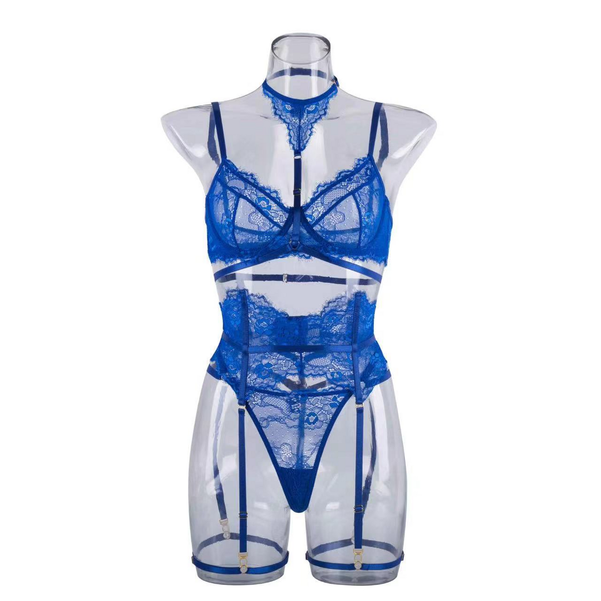 Women's Halter Garter Lingerie Set