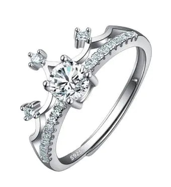Female Imitation Moissan Diamond Ring JahSonFire