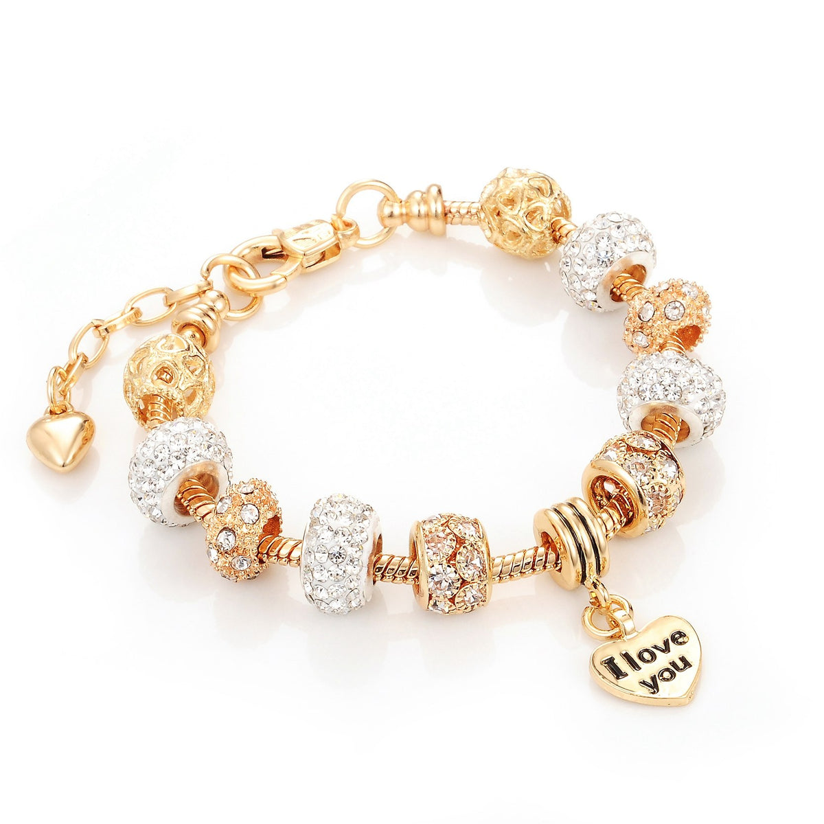 Glass Bead Bracelet, Crystal Bracelet for Women