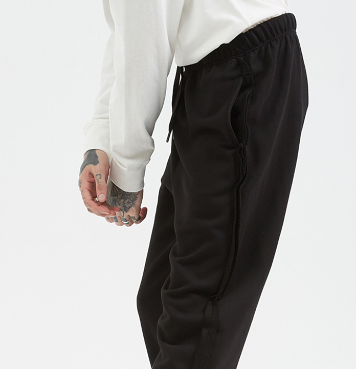 Casual Men's Pants with Metal Buckle and Elastic Waist JahSonFire