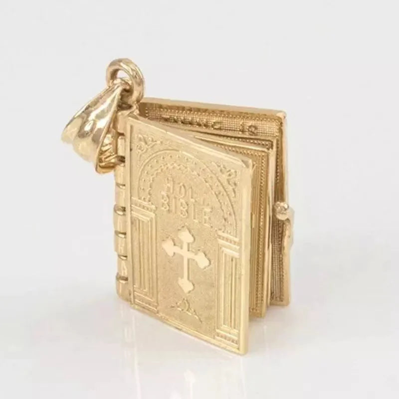 Personalized Bible Book Pendant Necklace JahSonFire