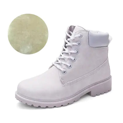 Pink Martin Boots - Flat Leather Ankle Boots JahSonFire
