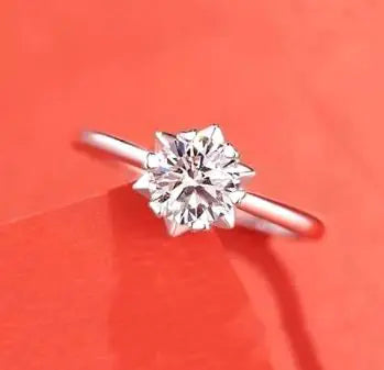Female Imitation Moissan Diamond Ring JahSonFire