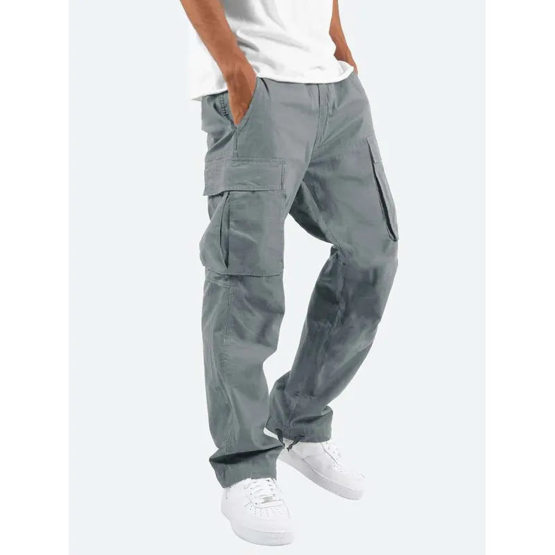 Men's Drawstring Cargo Pants JahSonFire