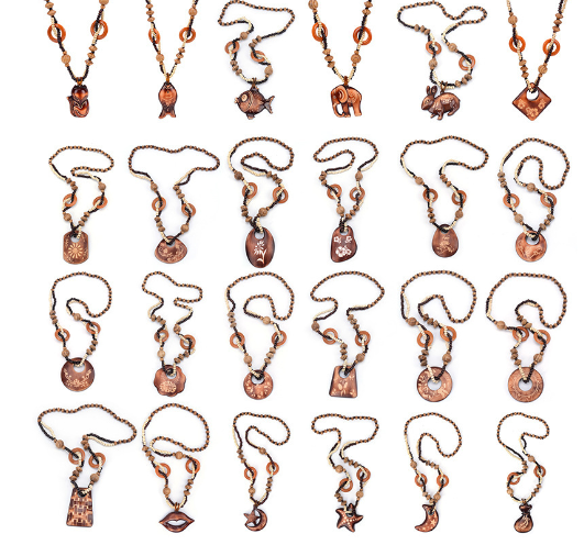 Vintage Long Necklace for Sweaters and Dresses