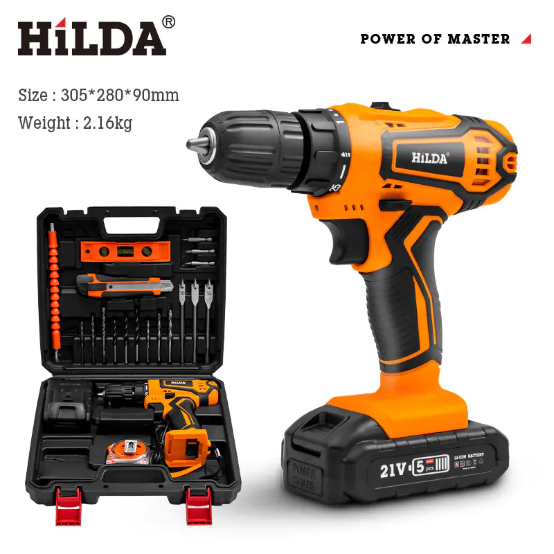 Multifunctional Cordless Electric Drill and Screwdriver JahSonFire