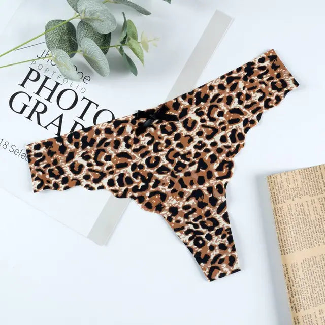 Low-Rise Seamless String Thongs for Women JahSonFire