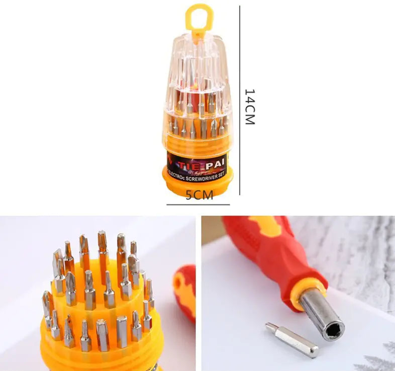Mini Precision Screwdriver Set with Portable Toolbox JahSonFire