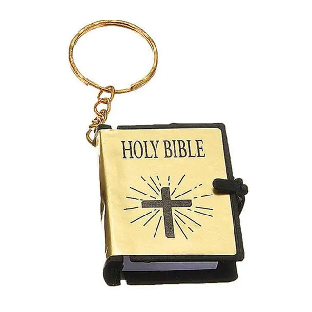 Mini Toy Book Keychain Pendant Bible Flip Book Ornaments JahSonFire