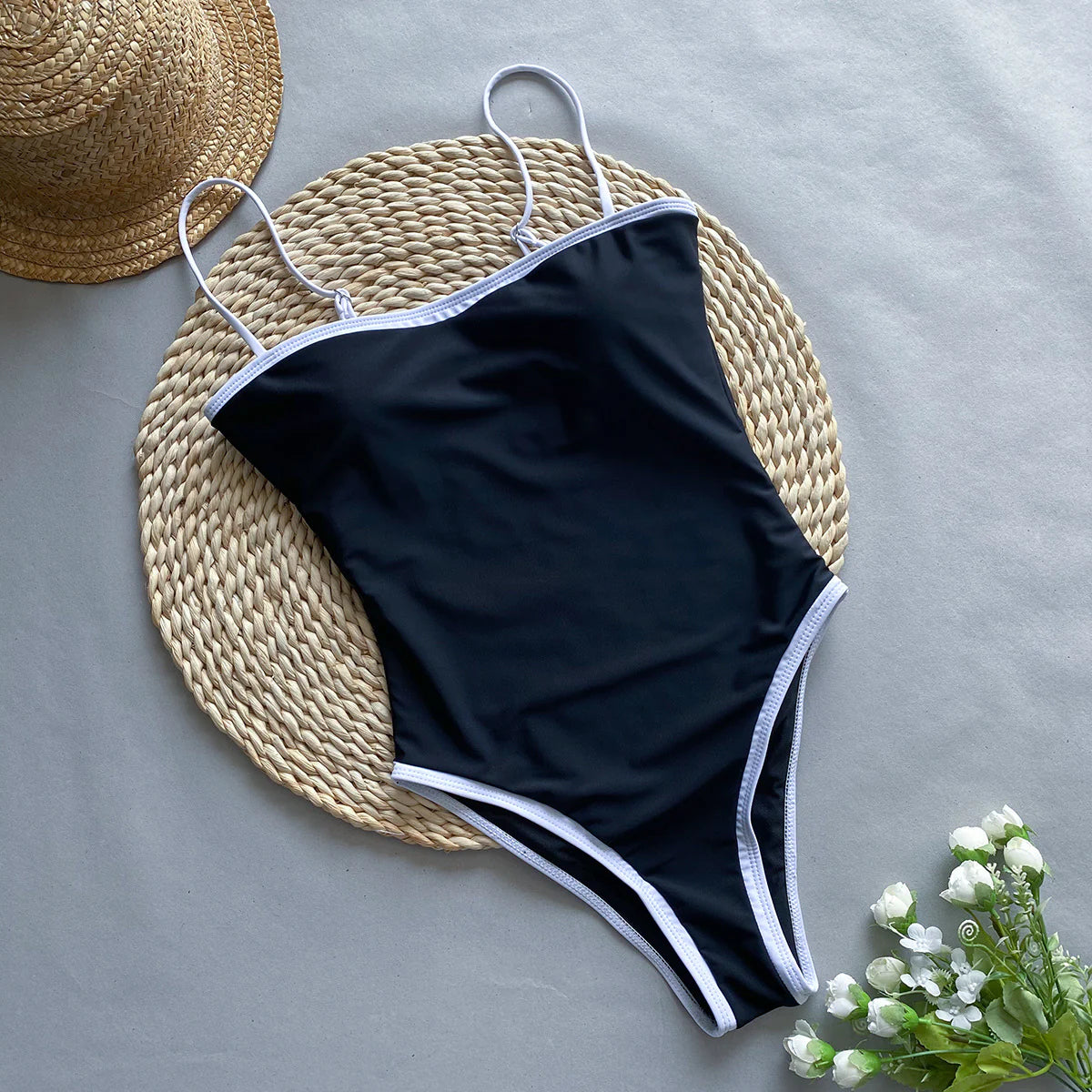 Women's Patchwork One-Piece Swimsuit JahSonFire