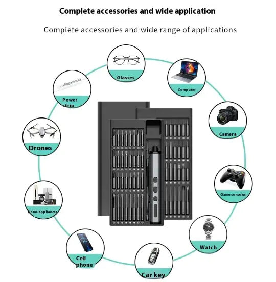 68-in-1 Electric Screwdriver Set JahSonFire