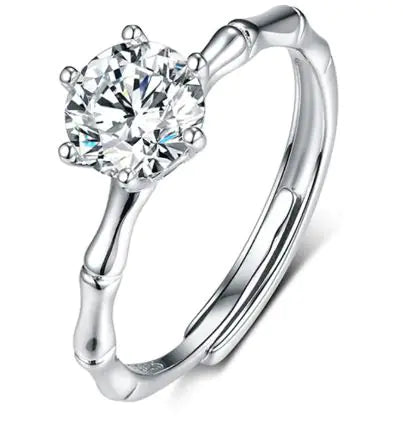 Female Imitation Moissan Diamond Ring JahSonFire