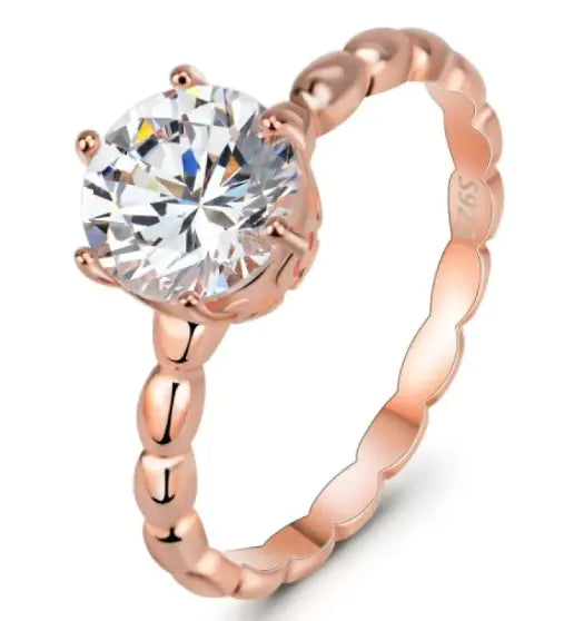 925 Silver Diamond Ring JahSonFire
