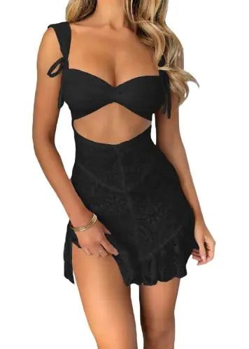Lace Sexy Jumpsuit Skirt JahSonFire