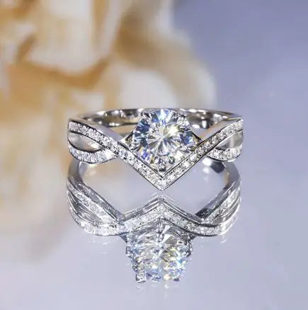 Elegant Luxury Artificial Diamond Ring JahSonFire
