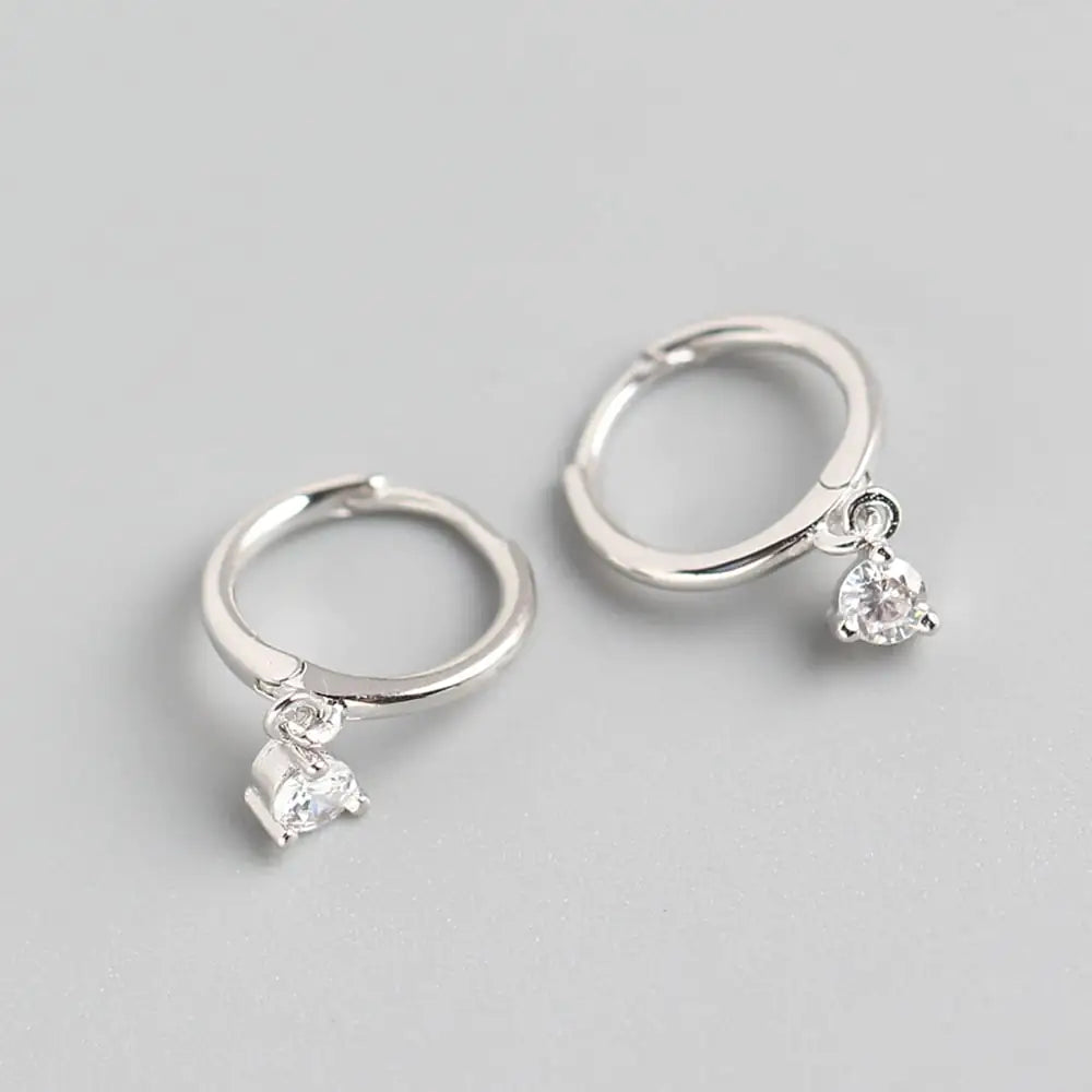 Light Luxury S925 Sterling Silver Diamond Earrings JahSonFire