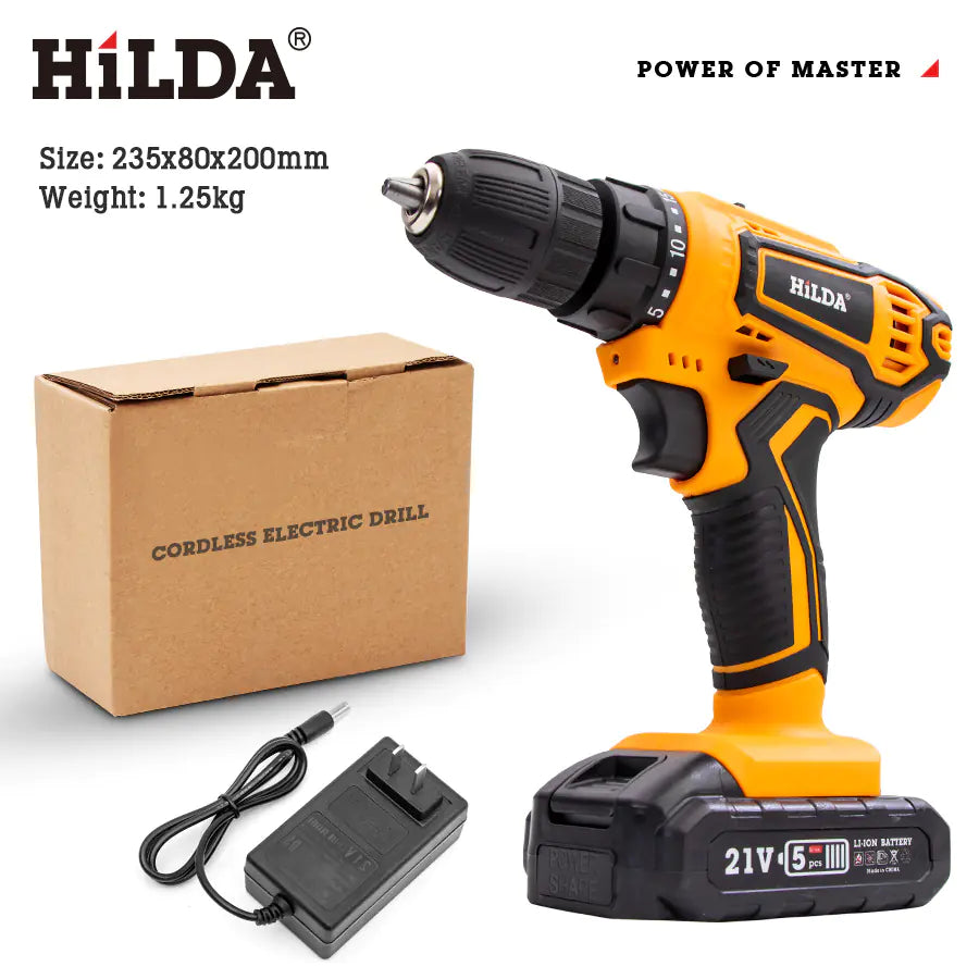 Multifunctional Cordless Electric Drill and Screwdriver JahSonFire