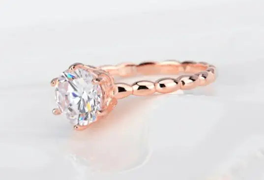 925 Silver Diamond Ring JahSonFire