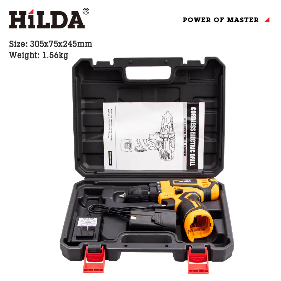 Multifunctional Cordless Electric Drill and Screwdriver JahSonFire