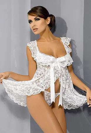 Lingerie Set with Rose Lace Detailing JahSonFire